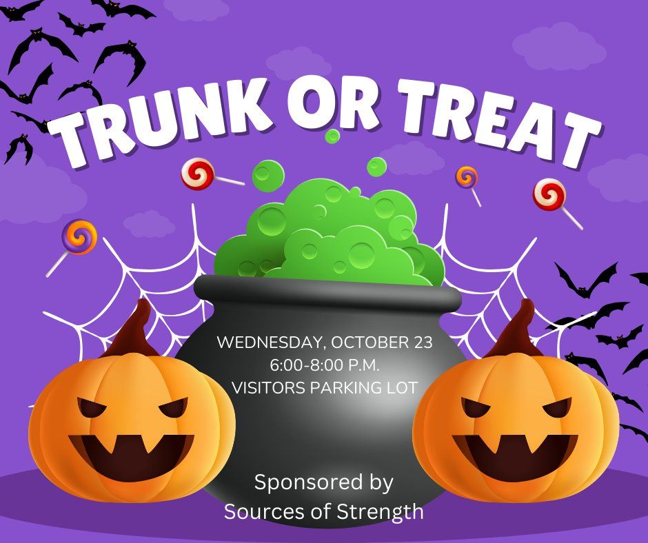 Sources of Strength Trunk or Treat