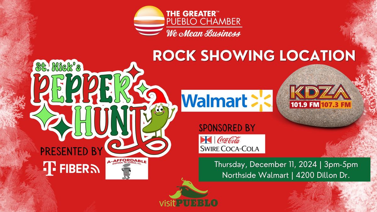 St. Nick Pepper Hunt Rock Showing