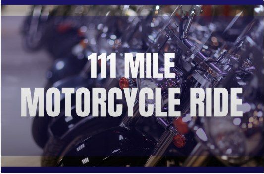 111 Mile Motorcycle Ride