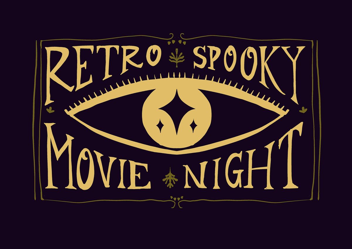 Retro Spooky Movie Night At The Powder Room