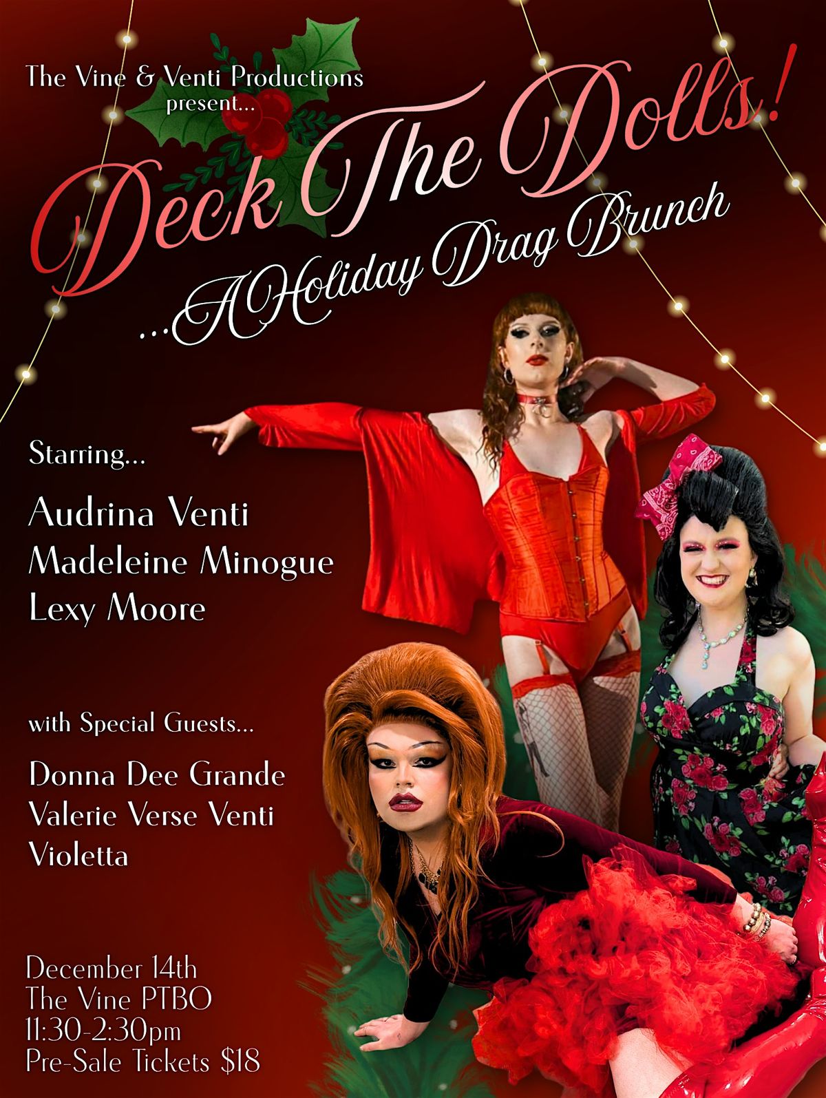 Deck the Dolls...A Holiday Drag Brunch