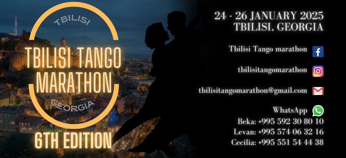 Tbilisi Tango Marathon 6th edition 2025