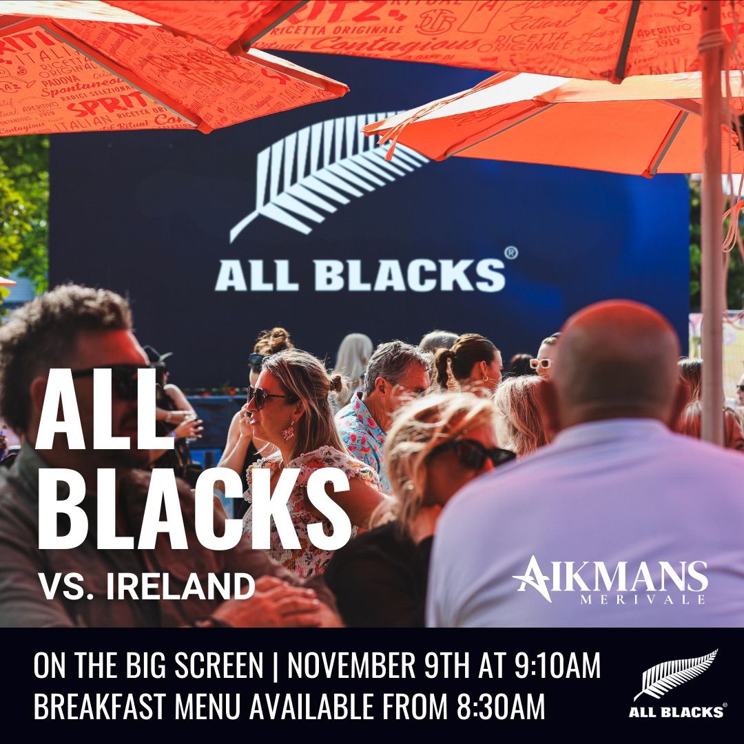 All Blacks vs. Ireland at Aikmans 