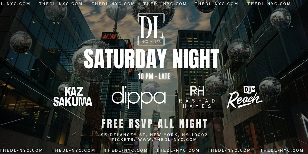 SATURDAY BEST HEATED ROOFTOP PARTY @THE DL (NO COVER)