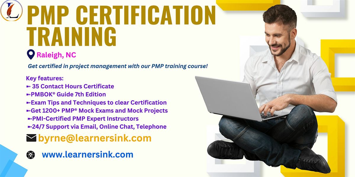 Confirmed PMP exam prep workshop in Raleigh, NC