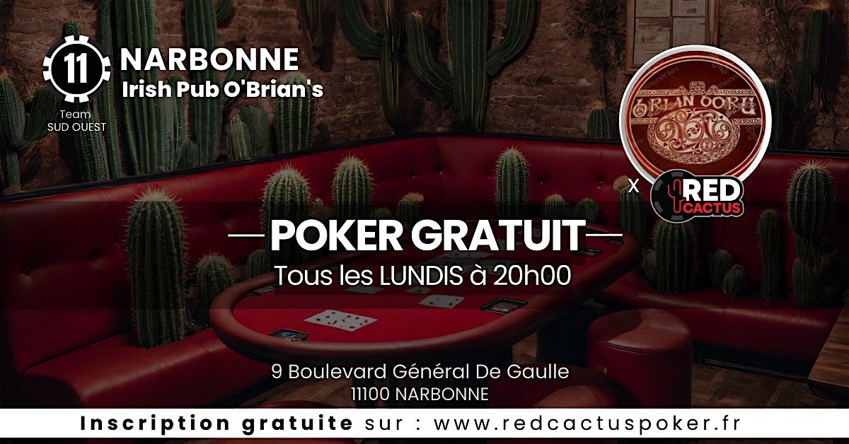 Soir\u00e9e RedCactus Poker X Irish Pub O'Brian's \u00e0 NARBONNE (11)