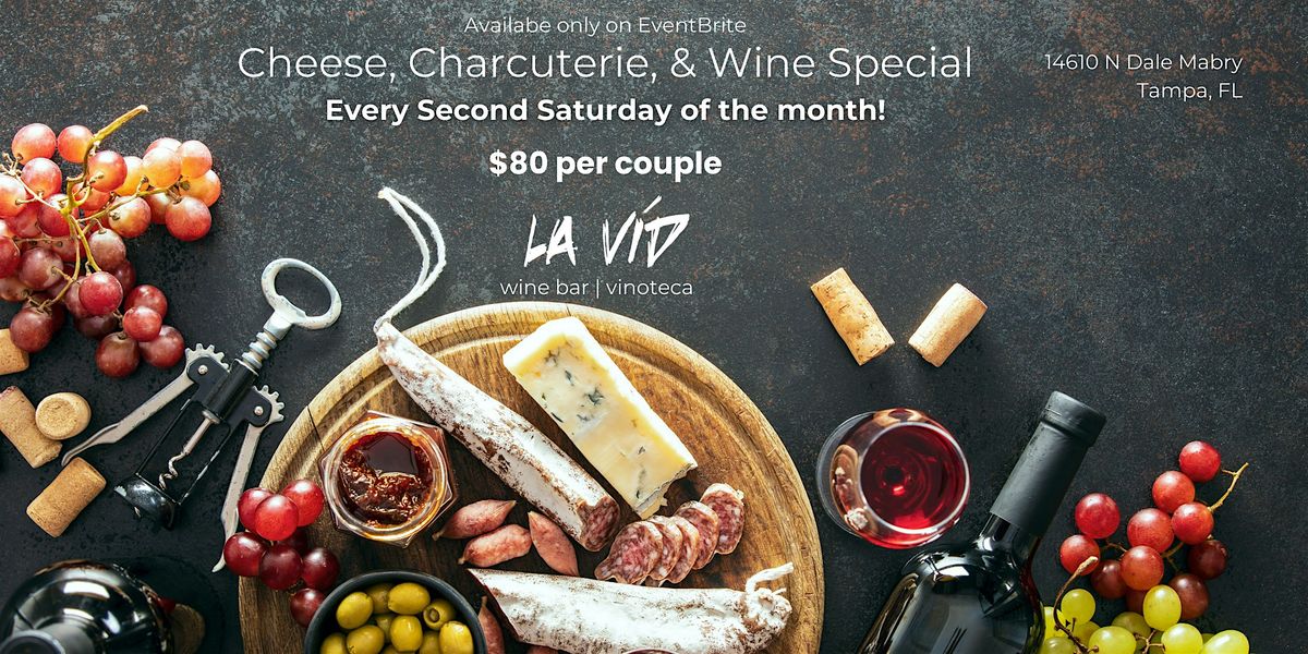 Second Saturday - Cheese, Charcuterie & Wine Special