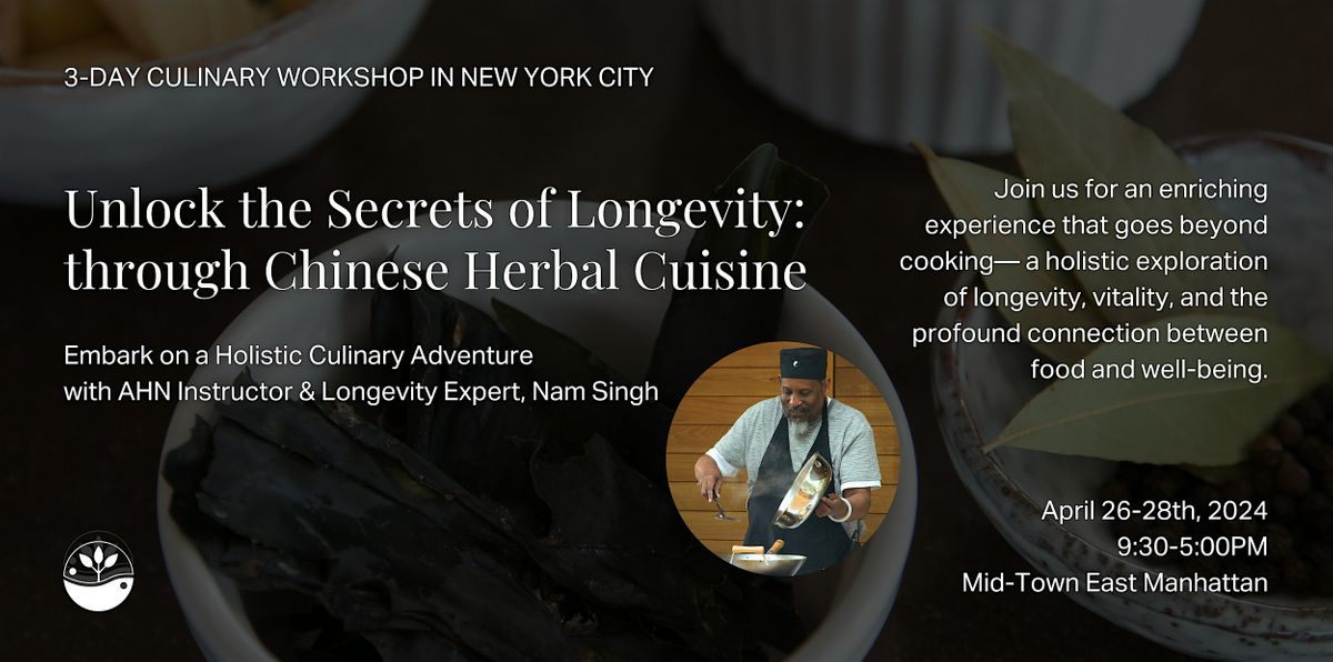 3-Day Holistic Culinary Workshop in New York City