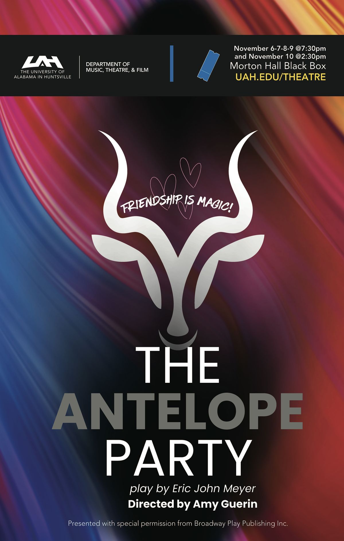 UAH Theatre & Film presents The Antelope Party