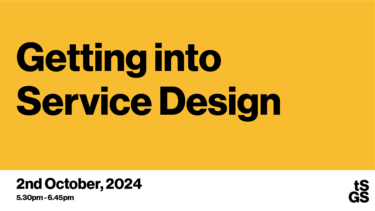 Getting into Service Design