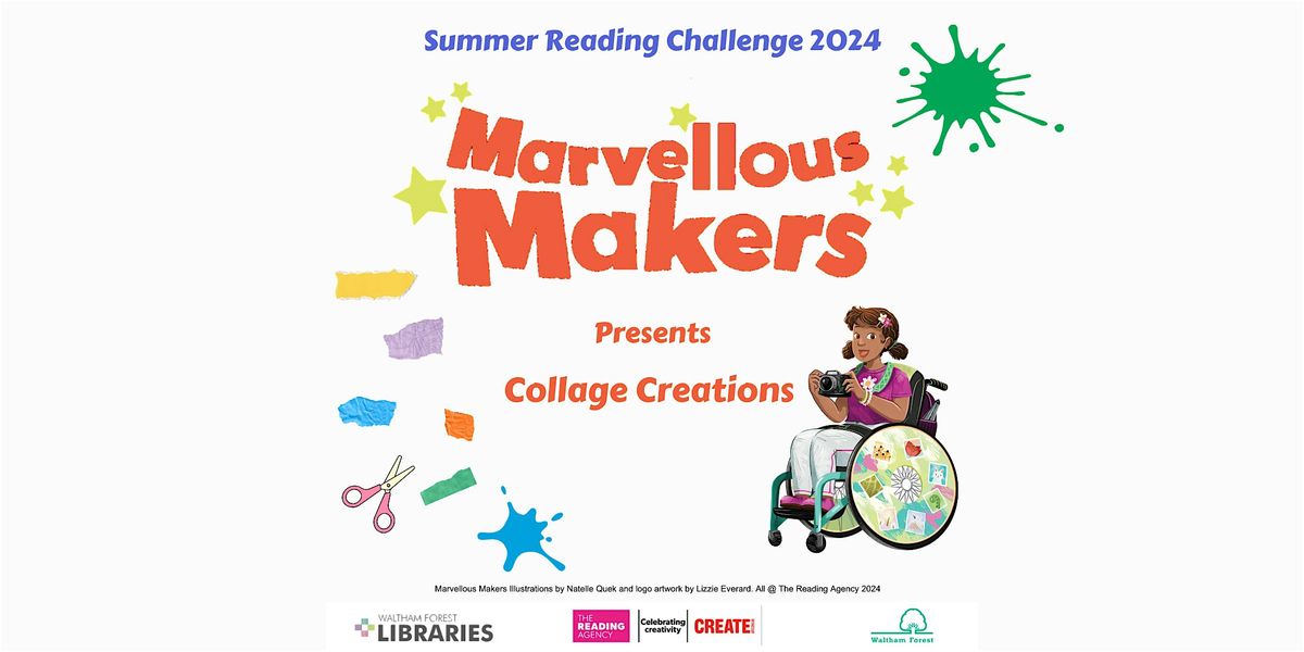 Marvellous Makers presents Collage Creations @Higham  Hill Library