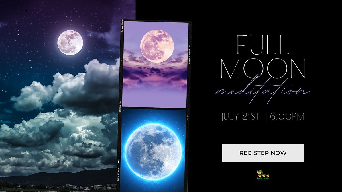 Full Moon Meditation Class - Release Anxiety and Stress