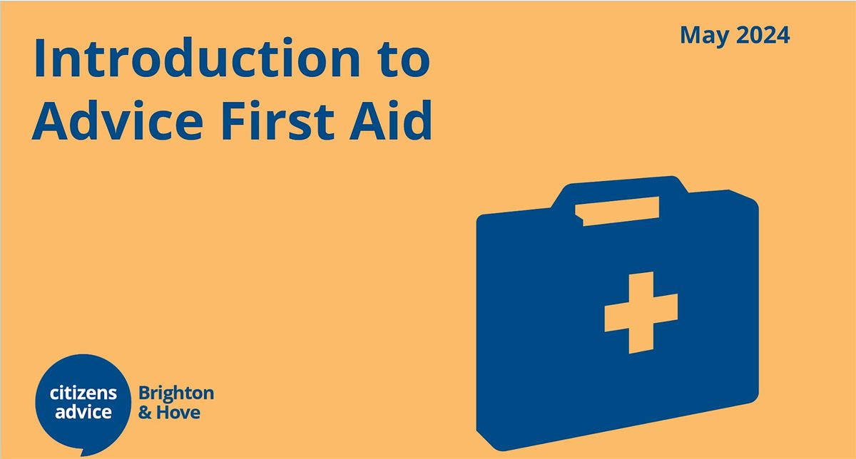 Introduction to Advice First Aid