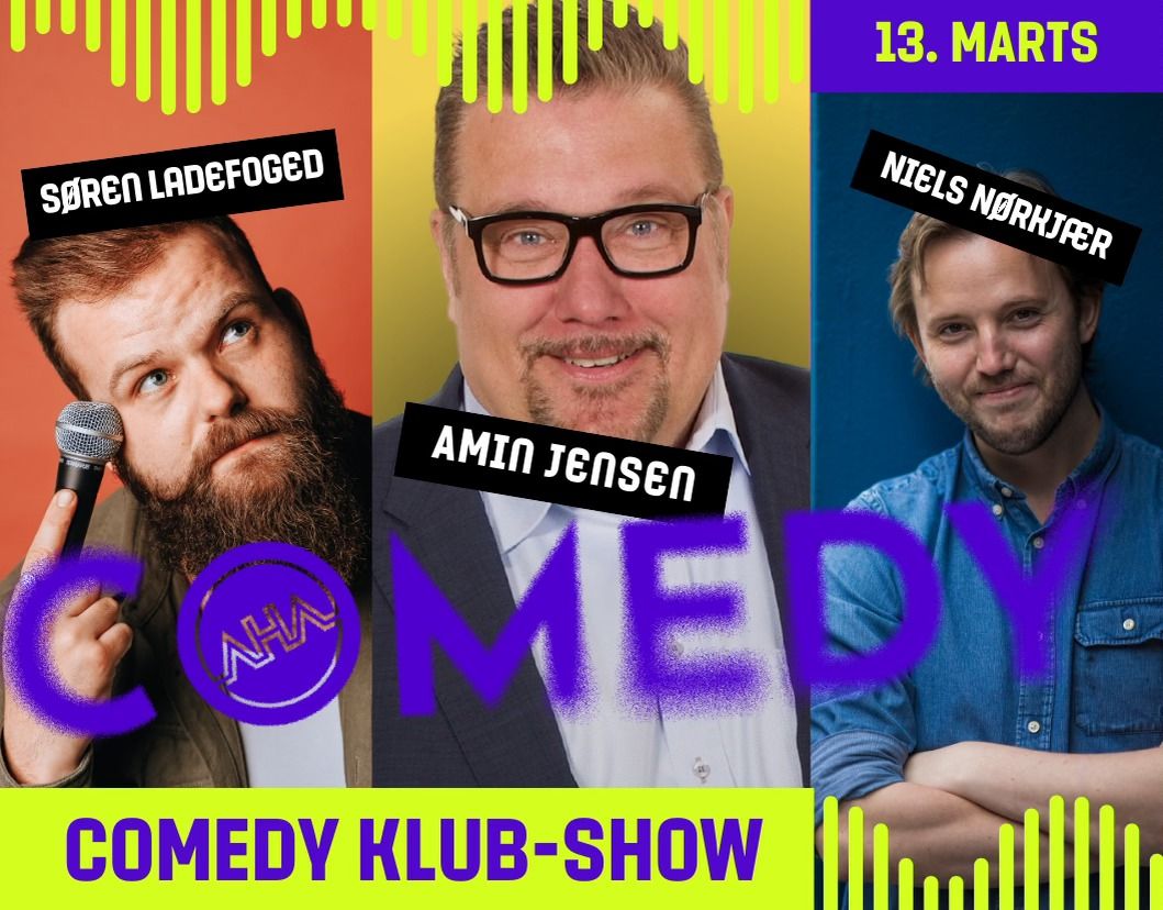 AHA Comedy - AMIN JENSEN + Support