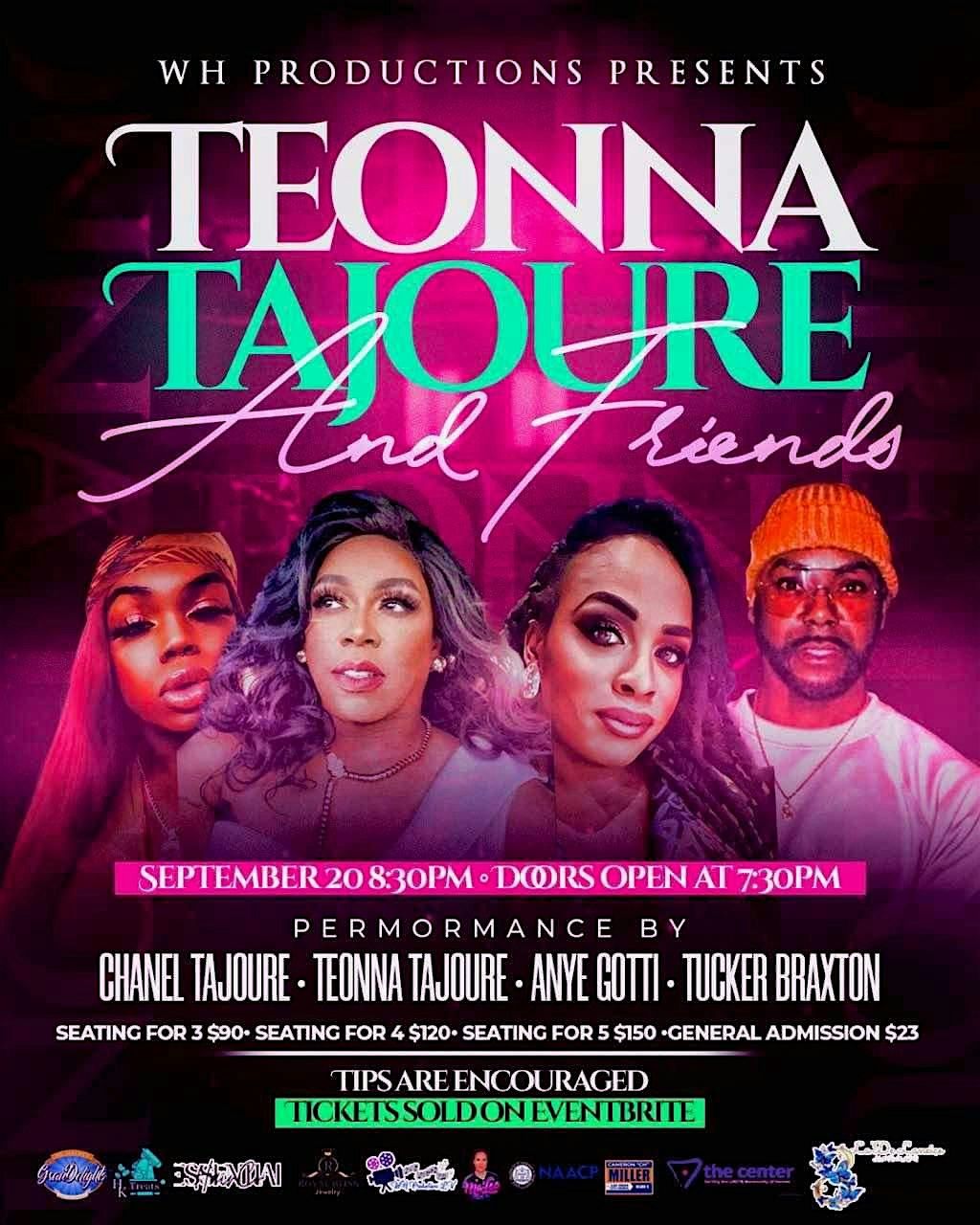 Teonna Tajoure and friends benefit show