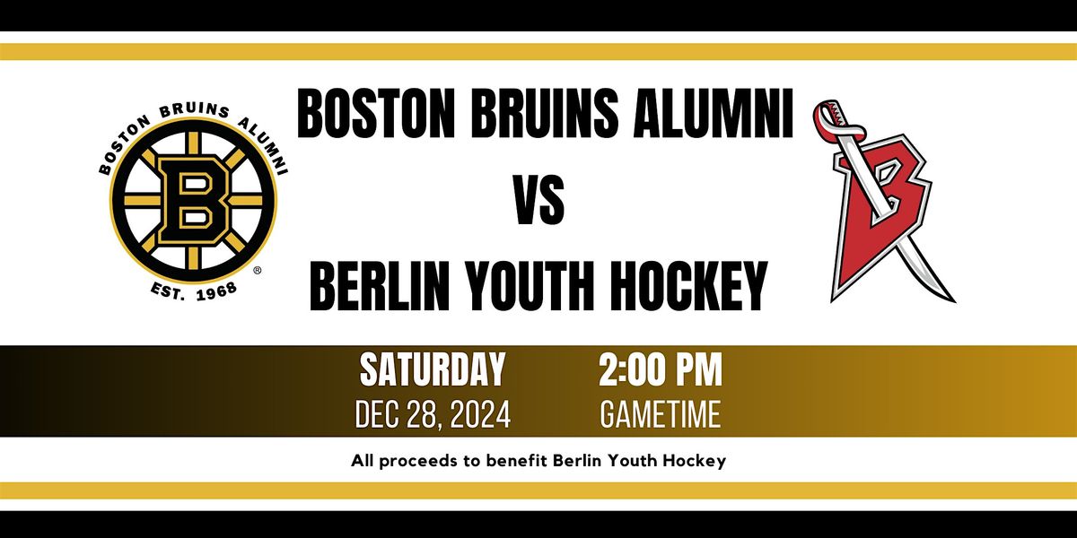 Bruins Alumni vs Berlin Youth Hockey