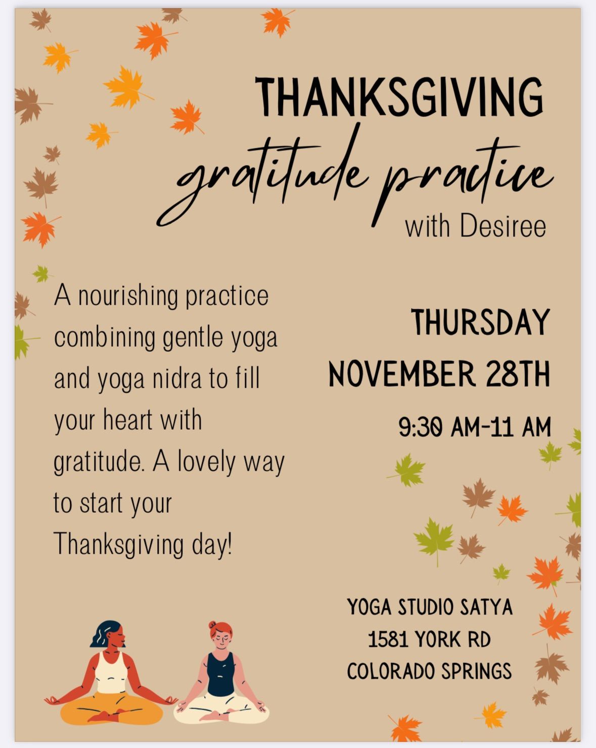 Thanksgiving Day Gratitude Practice