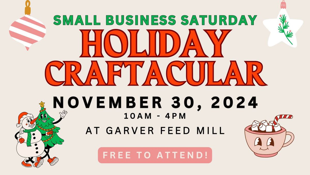 Small Business Saturday Holiday Craftacular