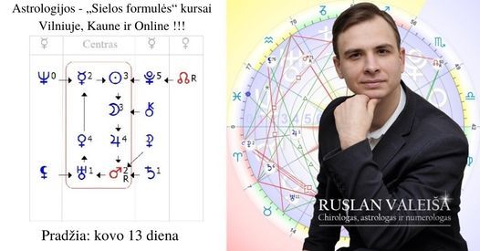 Astrologijos \u2013 \u201eSielos formul\u0117s\u201c kursai Vilniuje, Kaune ir Online !!!