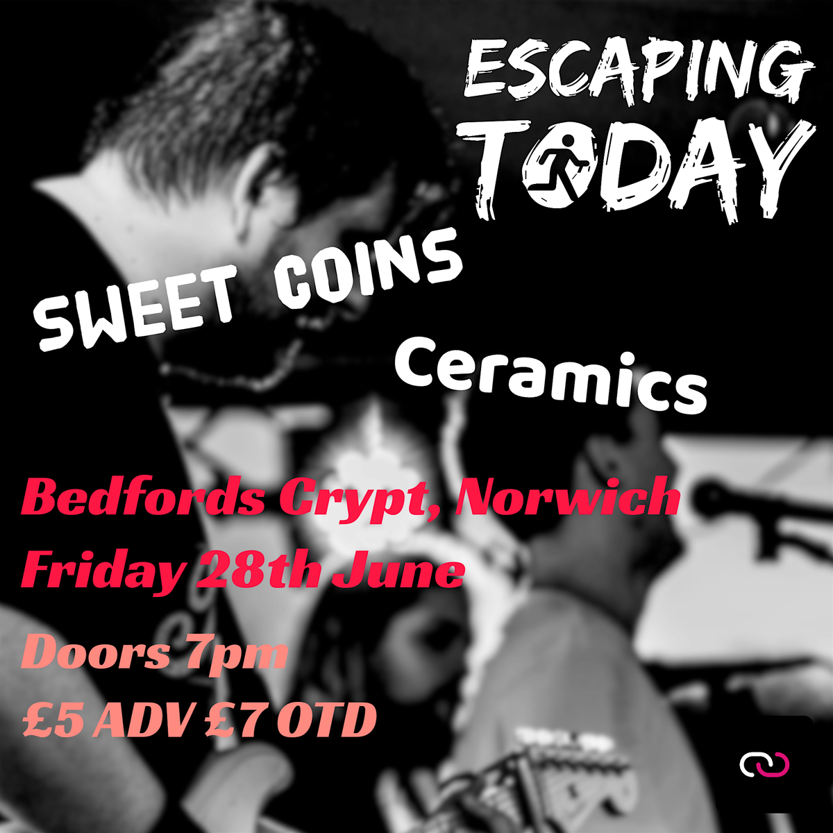 Escaping Today \/ Sweet Coins \/ Ceramics @ Bedfords Crypt, Norwich