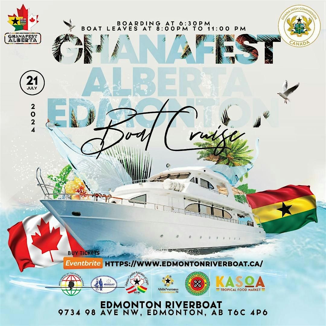 GHANAFEST ALBERTA EDMONTON BOAT CRUISE