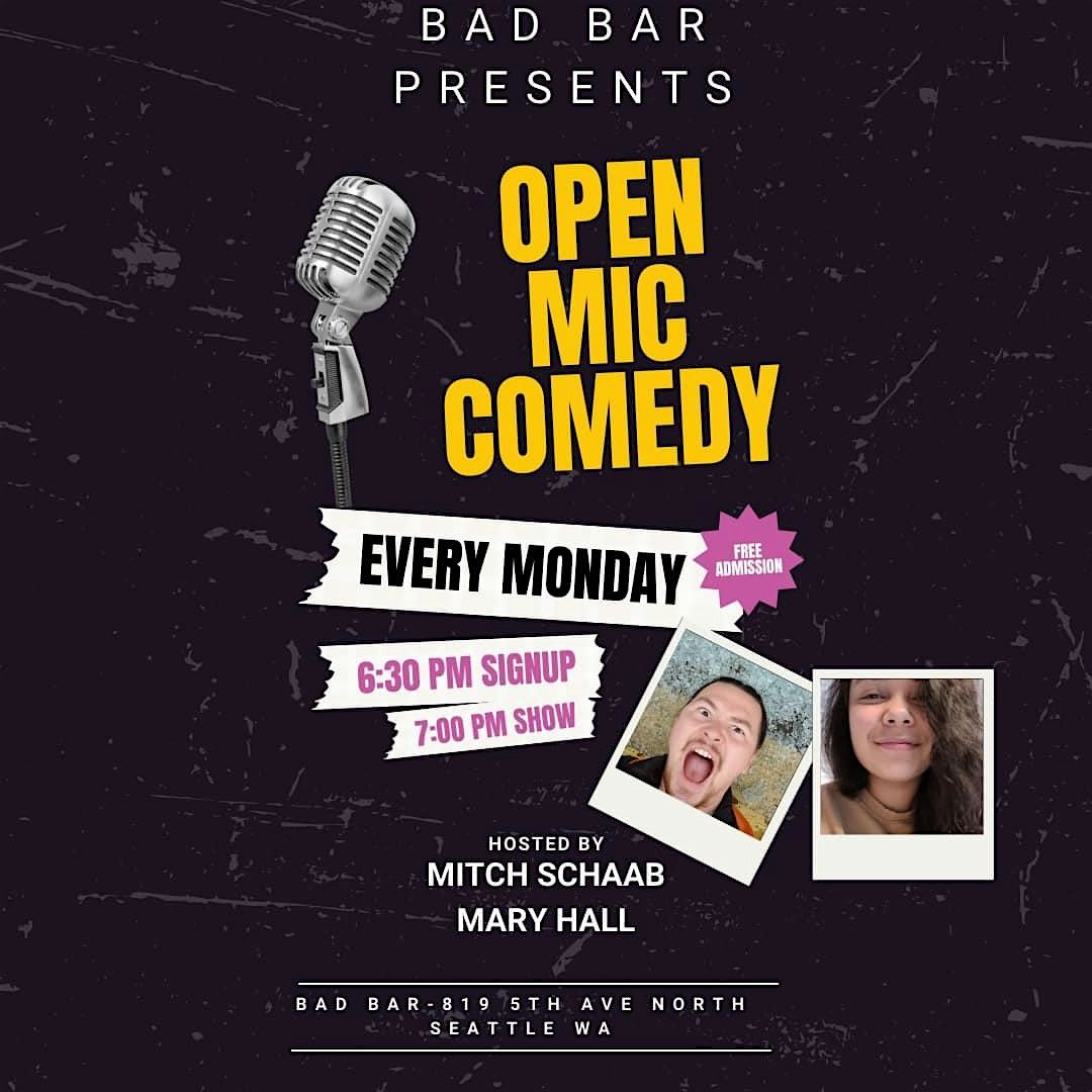 Bad Bar Open Mic Comedy