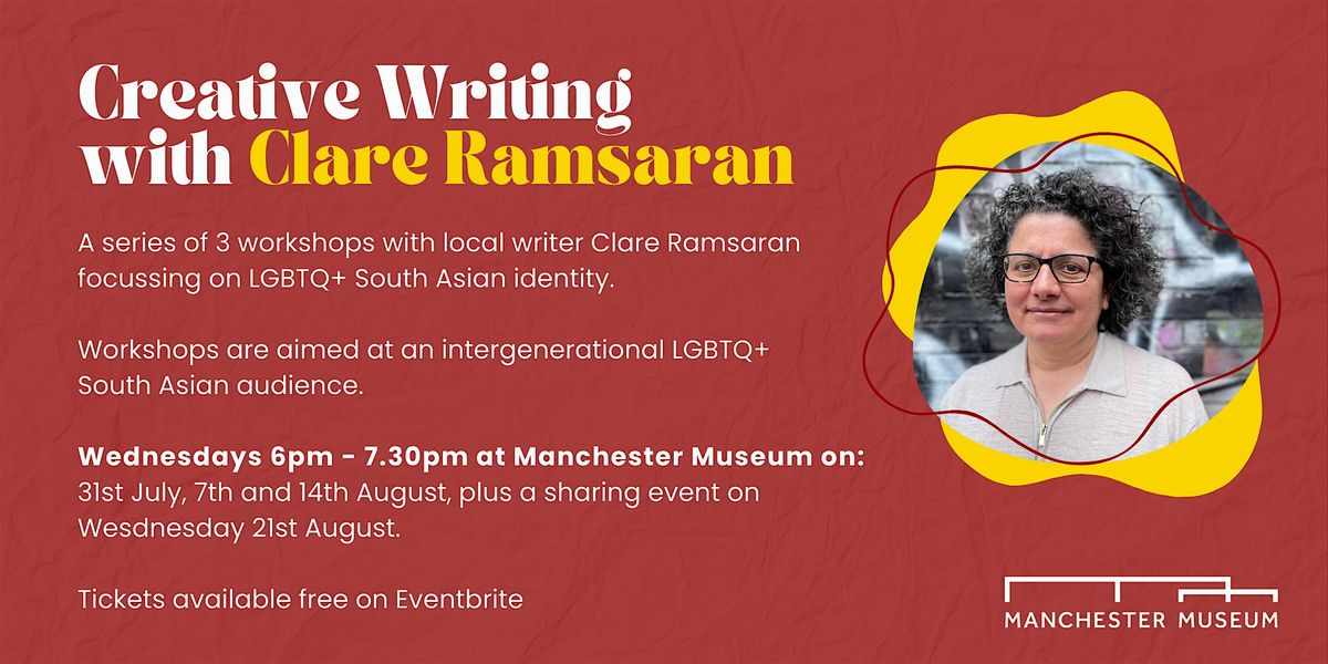 LGBTQ+ South Asian Creative Writing with Clare Ramsaran