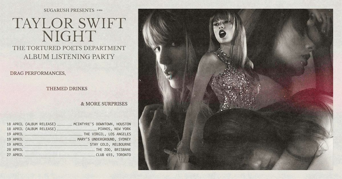 Taylor Swift \u2018The Tortured Poets Department\u2019 Listening Party - Houston