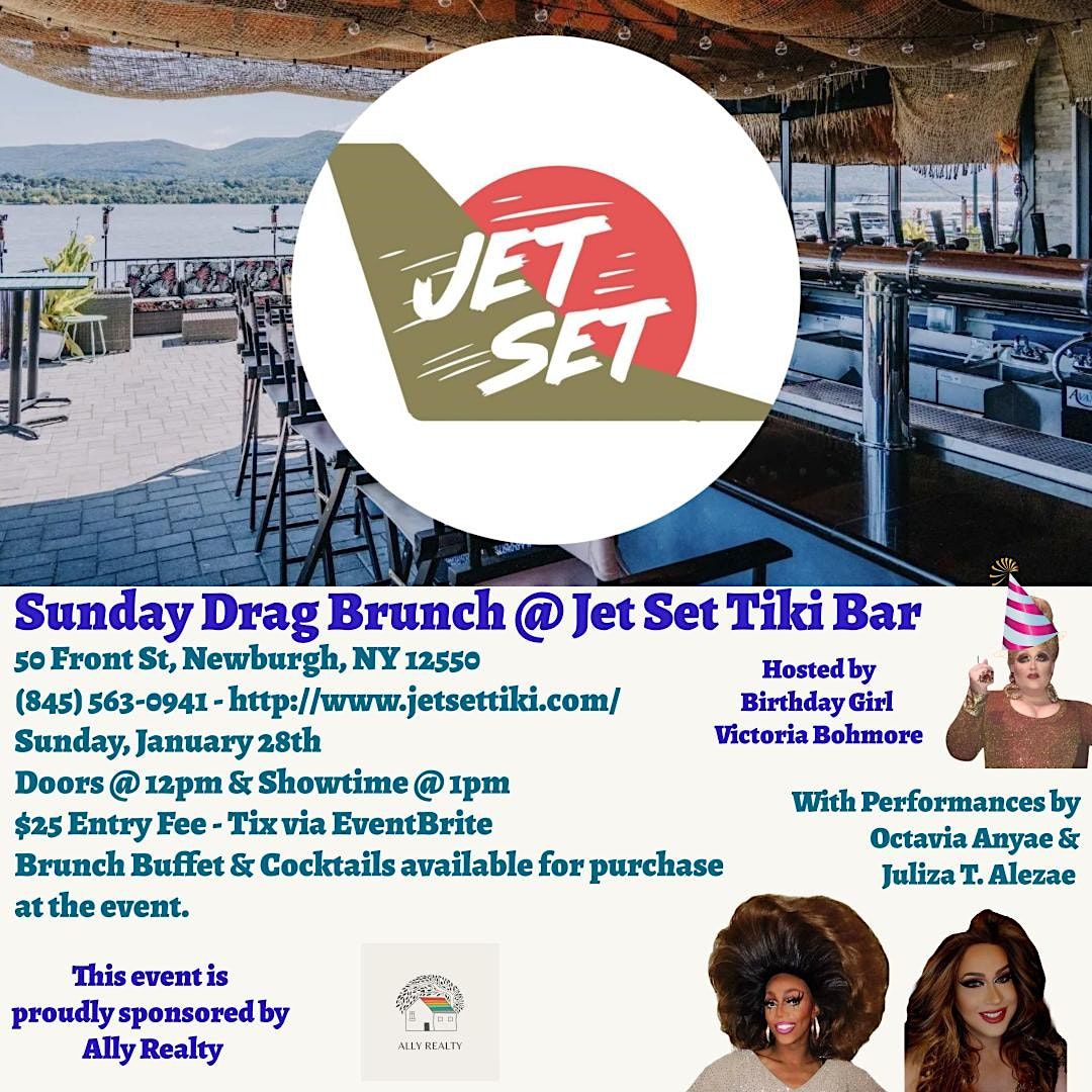 Sunday Drag Brunch at Jet Set Tiki Bar - January 2024, Jet Set Tiki Bar ...