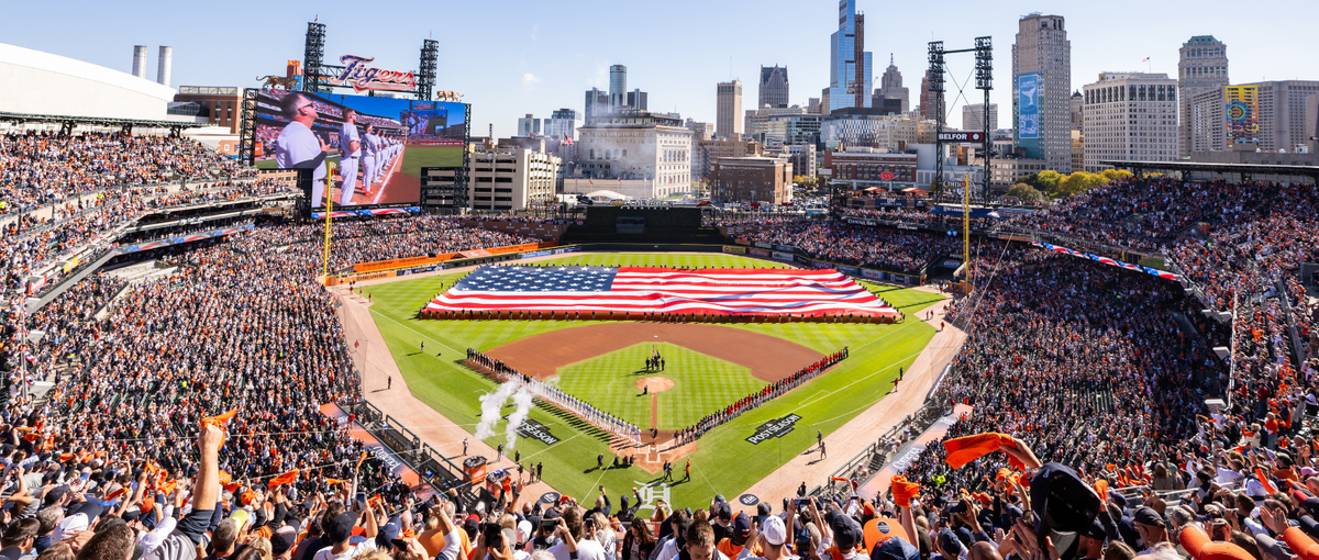 Parking Detroit Tigers at Minnesota Twins