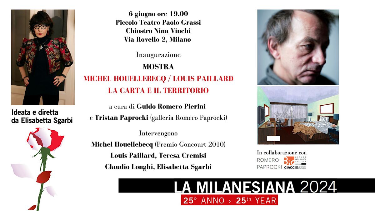 MOSTRA MICHEL HOUELLEBECQ \/ LOUIS PAILLARD. LA CARTA E IL TERRITORIO