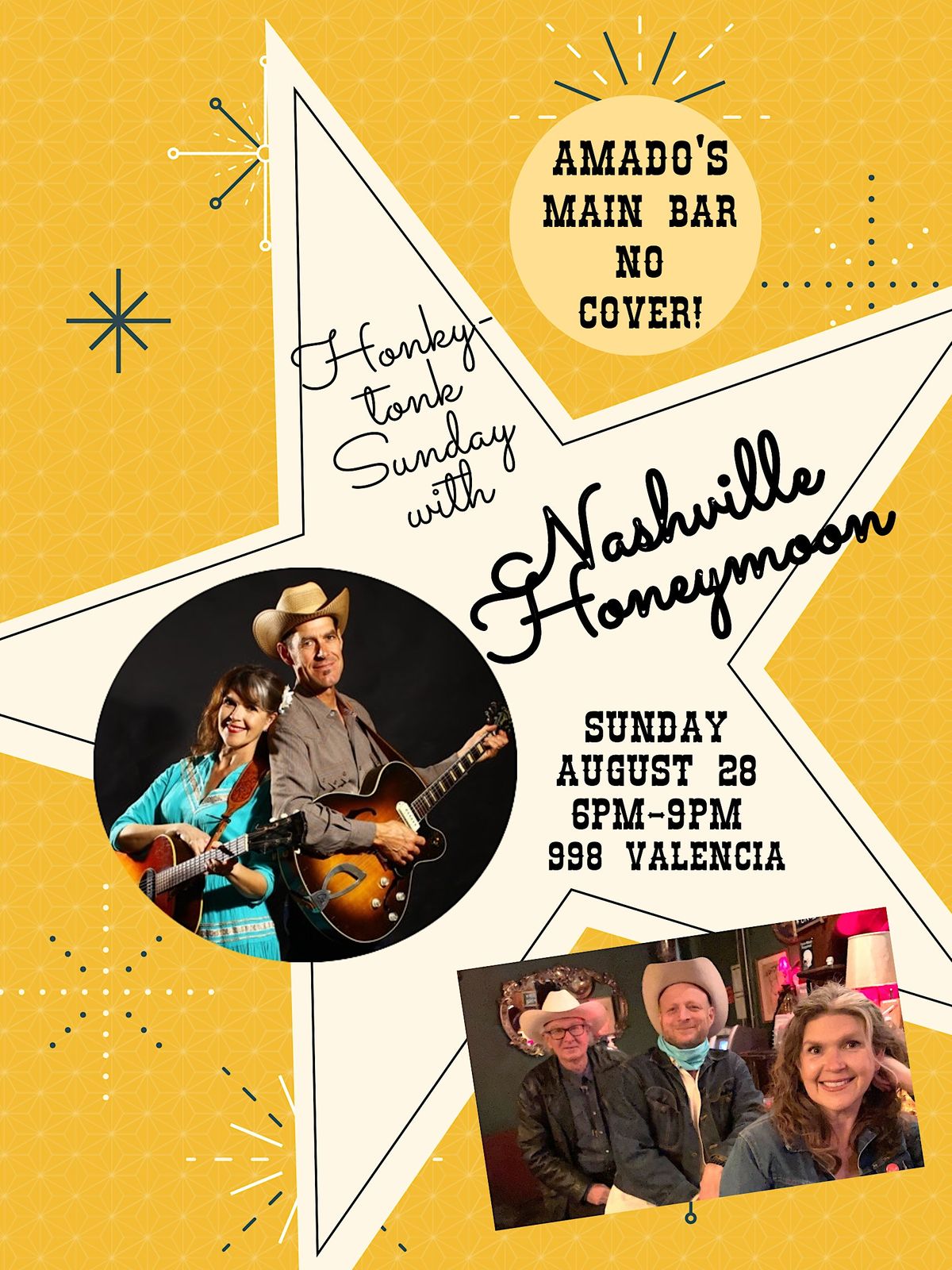 Honkytonk Sunday with Nashville Honeymoon!