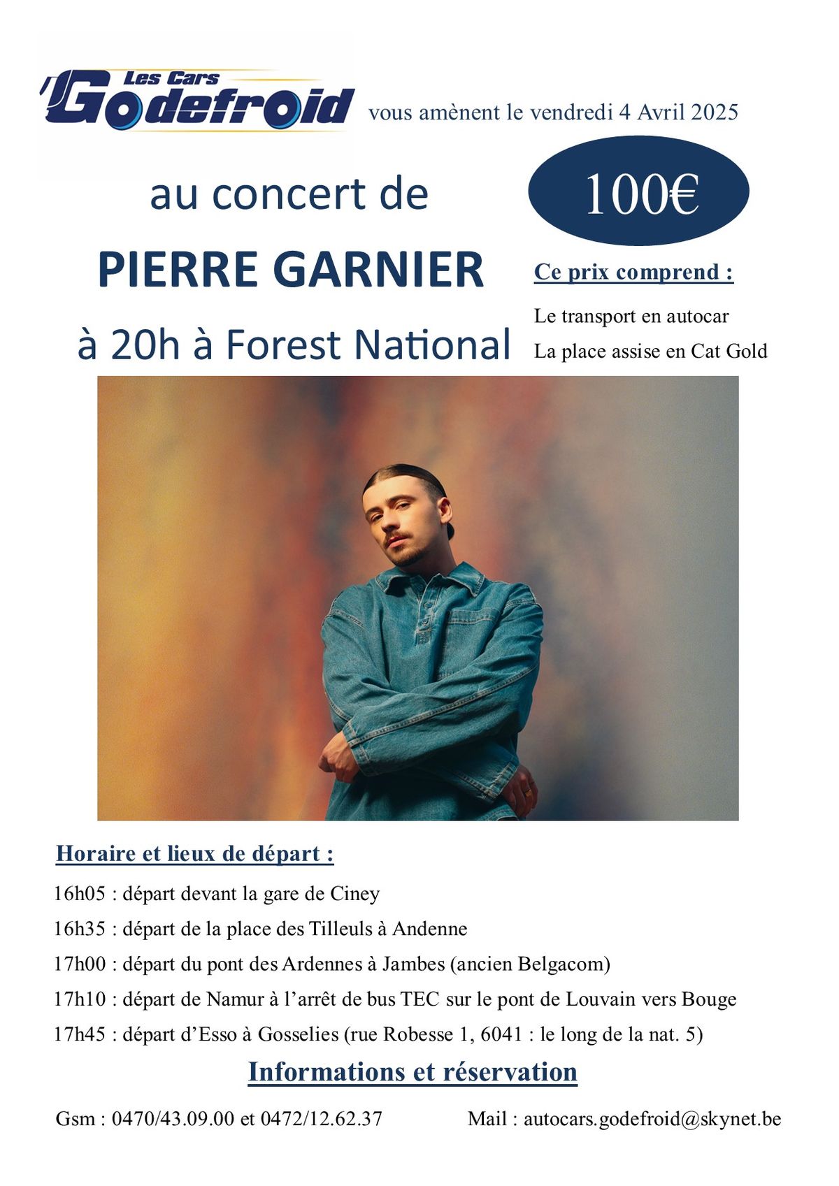 Concert Pierre Garnier 04\/04\/25