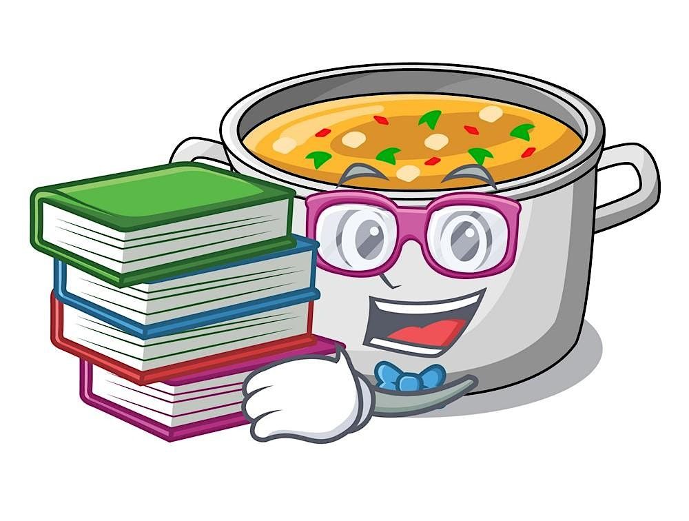 CALL FOR FALL SOUP, cooking demo at the library, BZP Tuolumne County