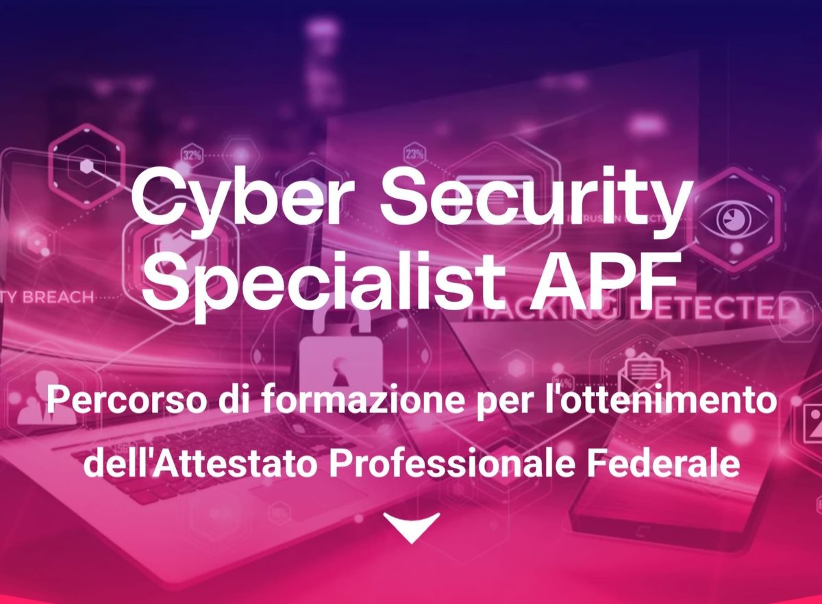 Corso di preparazione esame Cyber Security Specialist con APF 