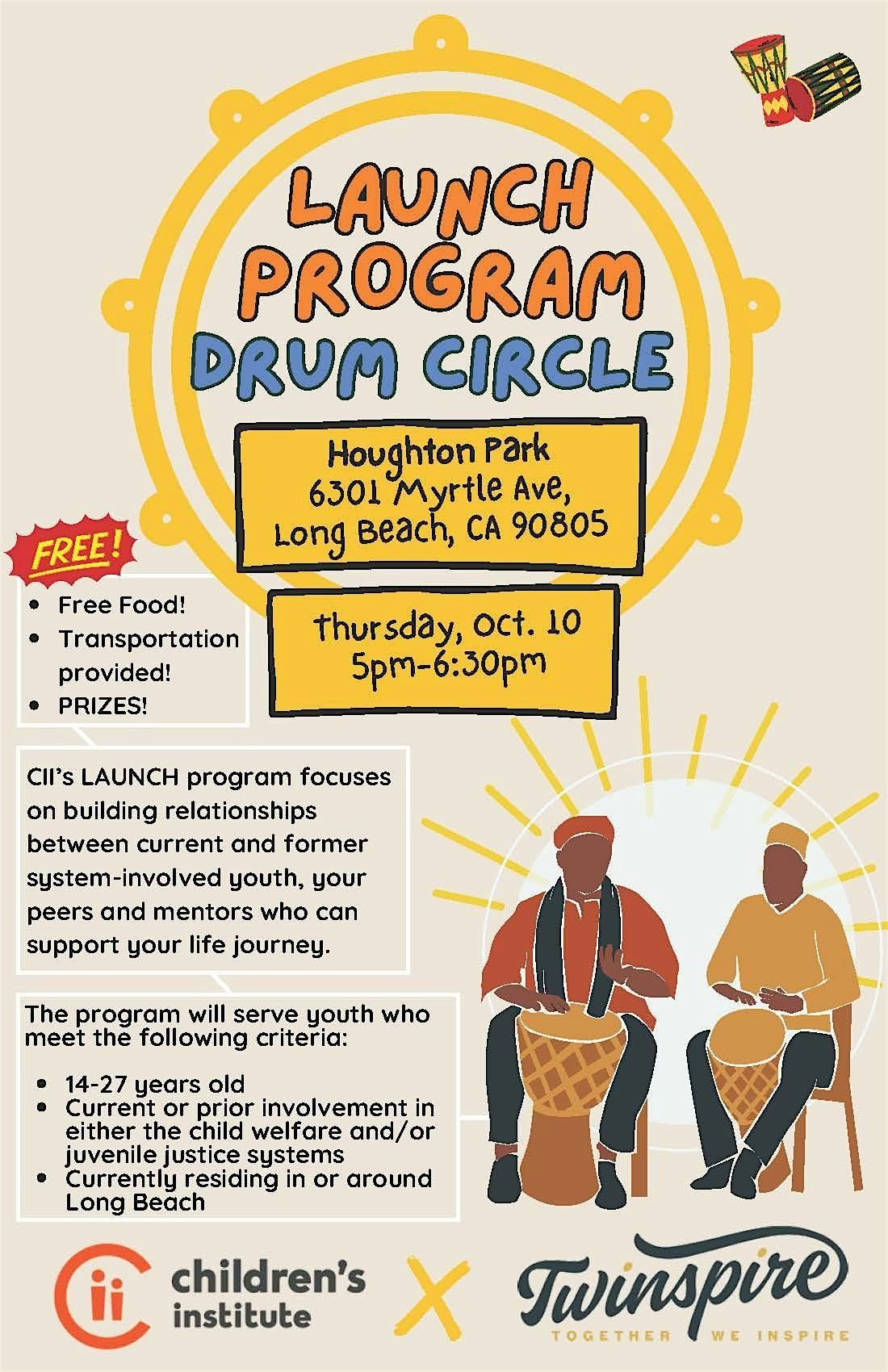 Launch Program Drum Circle