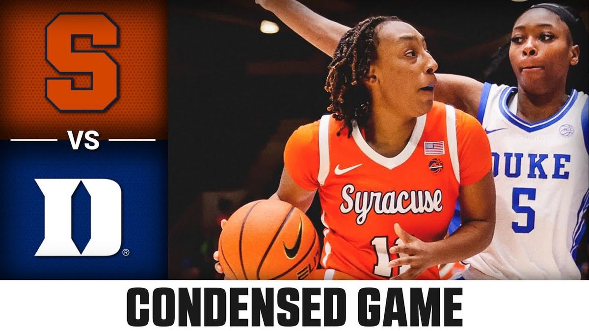 Syracuse Orange Women's Basketball vs. Duke Blue Devils