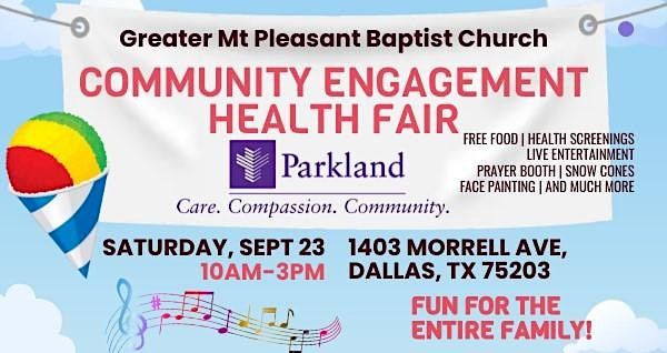Community Engagement Health Fair