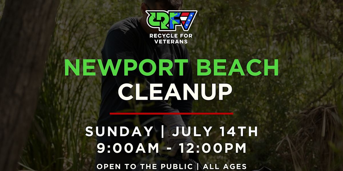 Newport Beach Cleanup with Veterans!