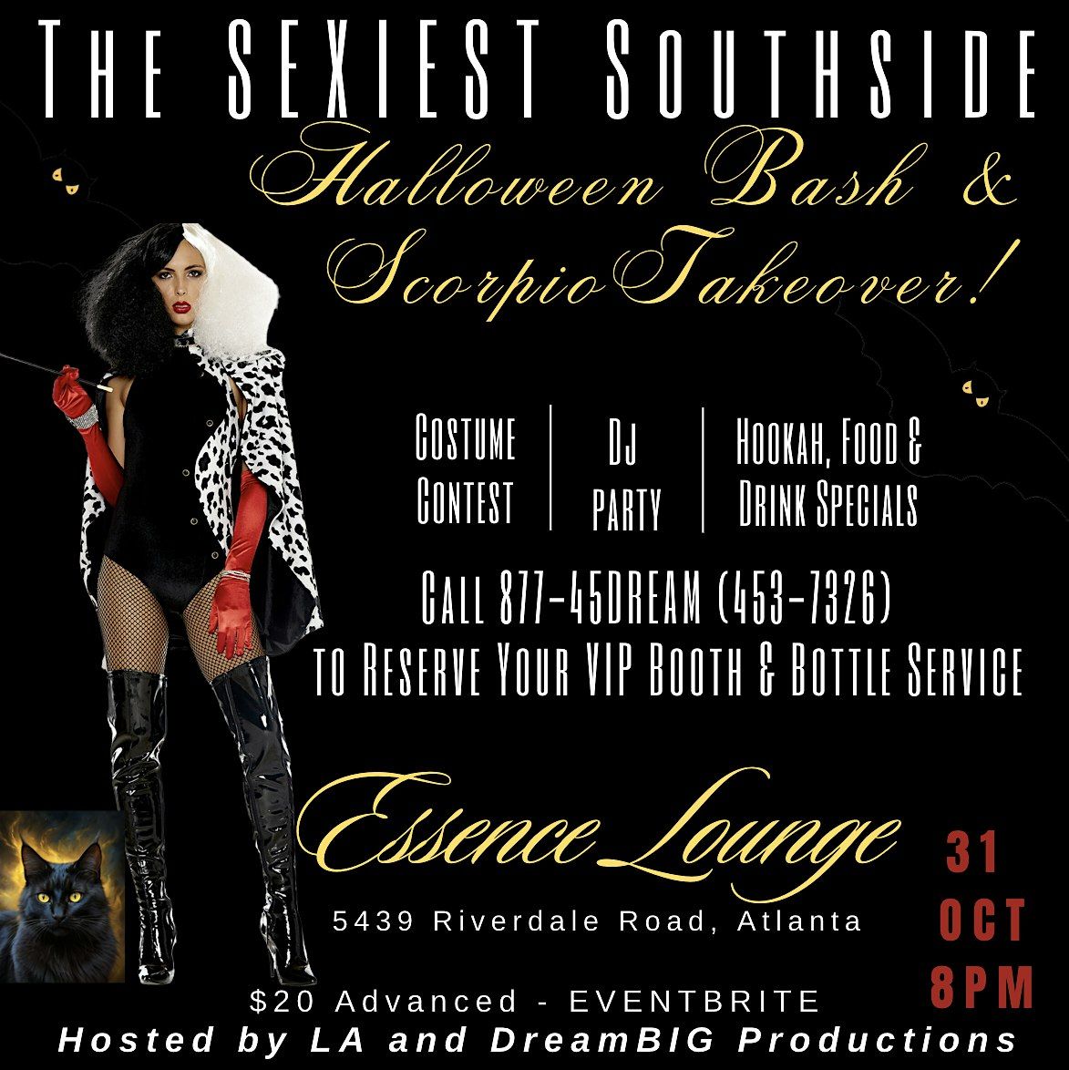 SEXIEST SOUTHSIDE HALLOWEEN BASH & SCORPIO TAKEOVER!