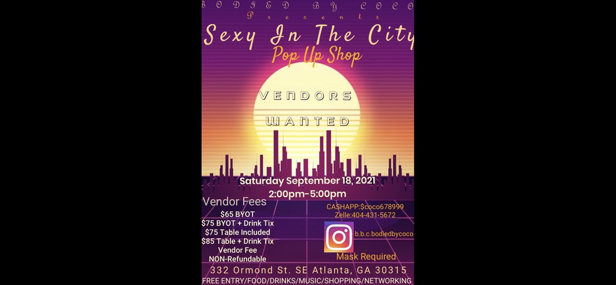 Sexy In The City Pop Up Shop