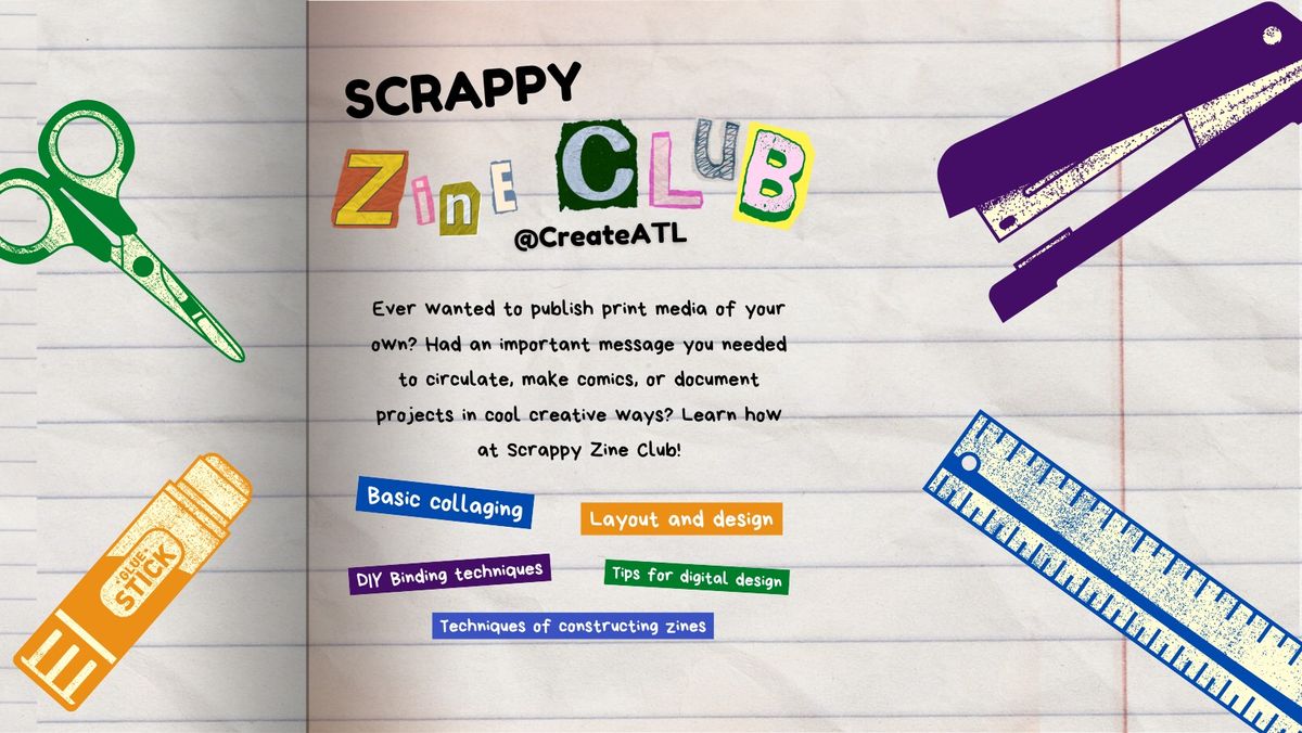 Scrappy Zine Club at CreateATL