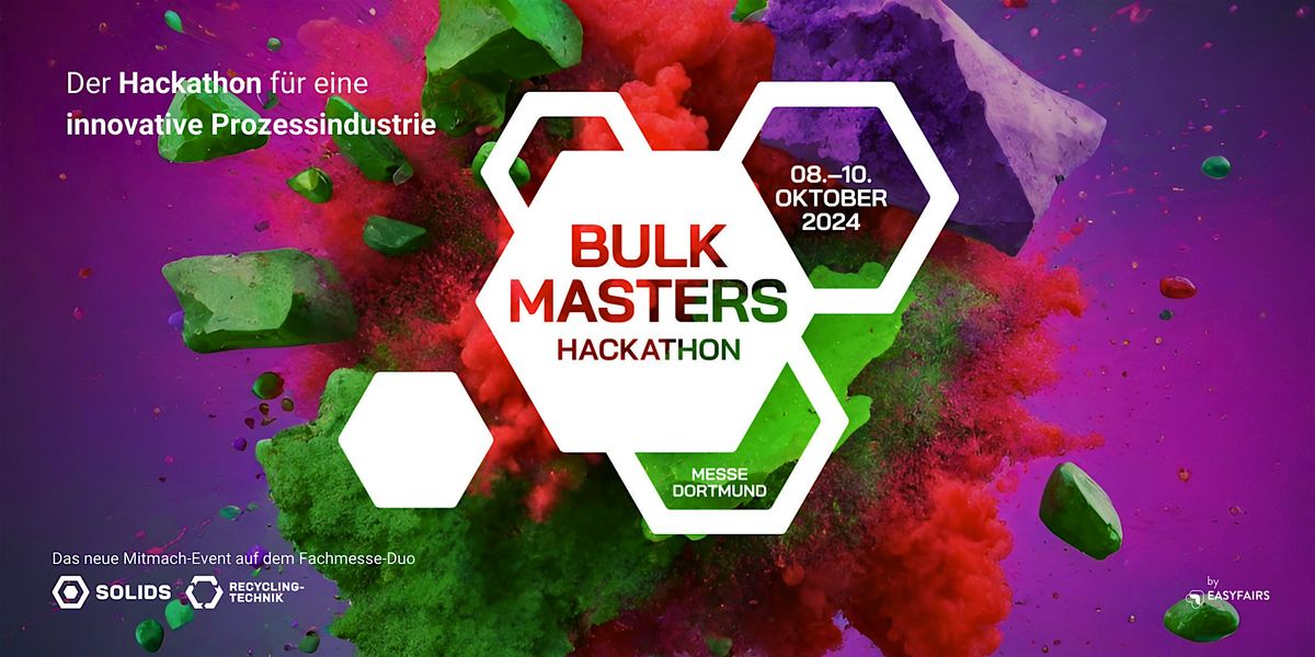 BULK MASTERS \u2013 Der Hackathon f\u00fcr eine innovative Prozessindustrie