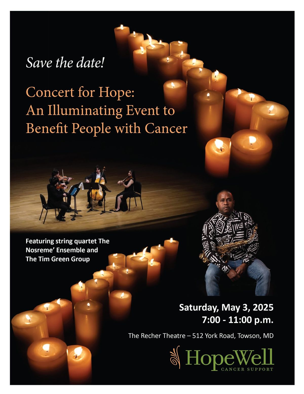 Concert for Hope:  An Illuminating Event to Benefit People with Cancer