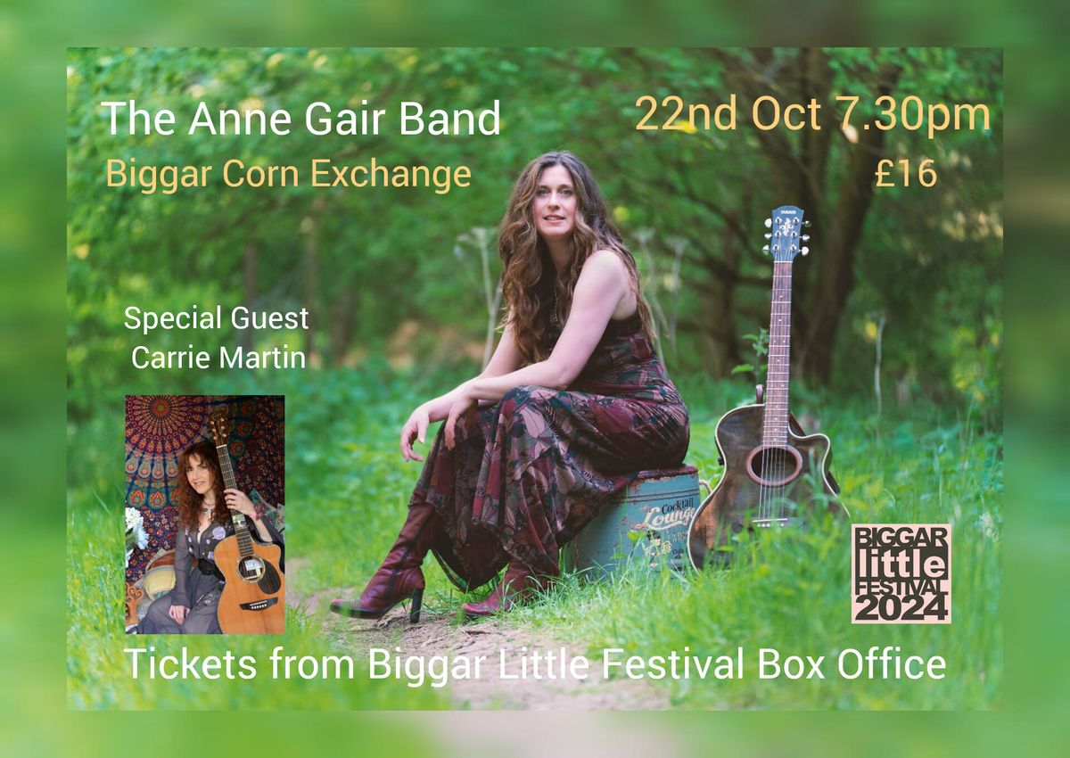 The Anne Gair Band with special guest Carrie Martin