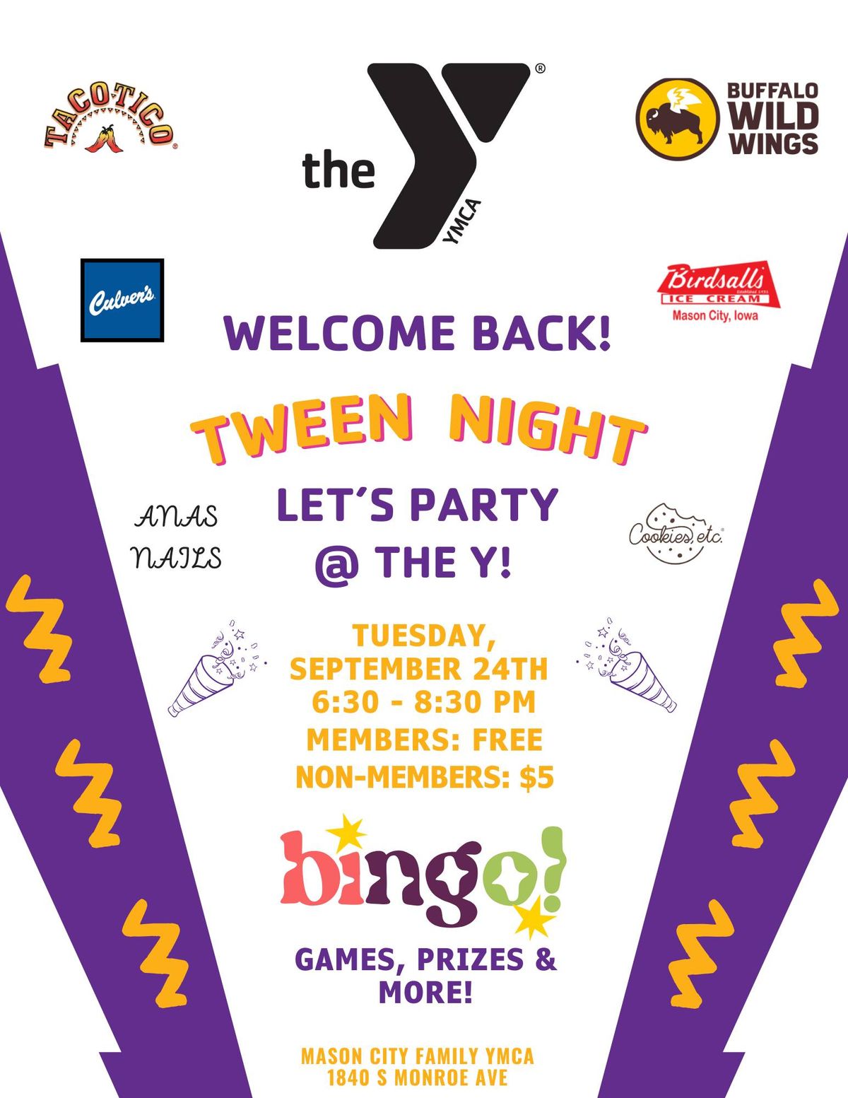 Welcome Back Tween Night