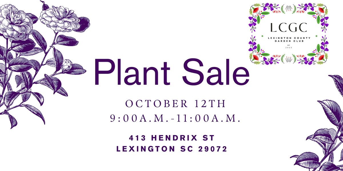 Lexington County Garden Club's Plant Sale!