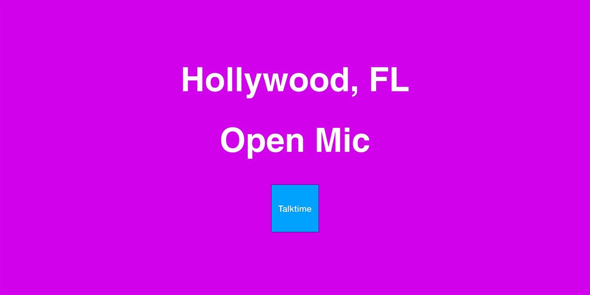 Open Mic - Hollywood