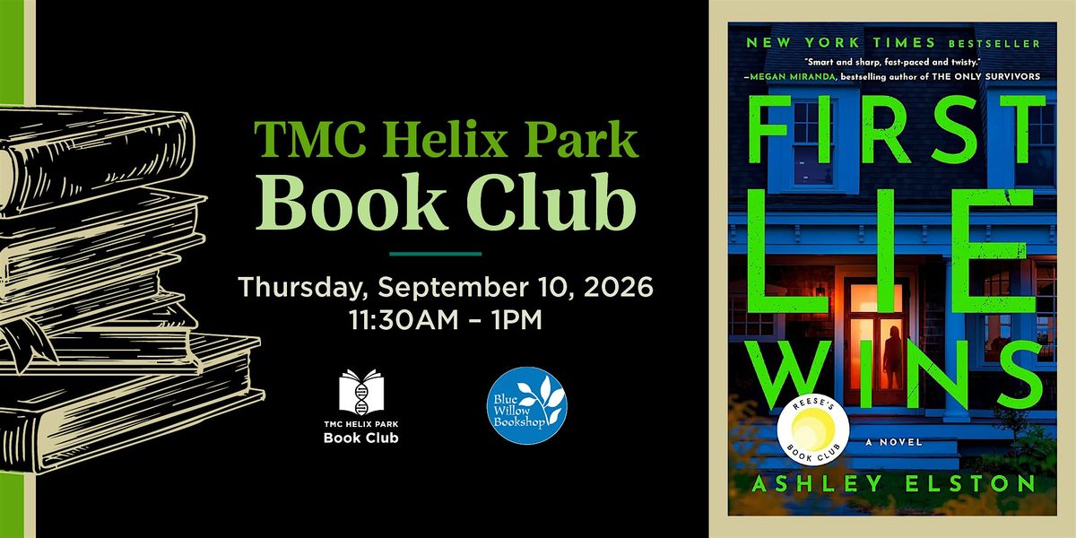 TMC Helix Park Book Club | First Lie Wins