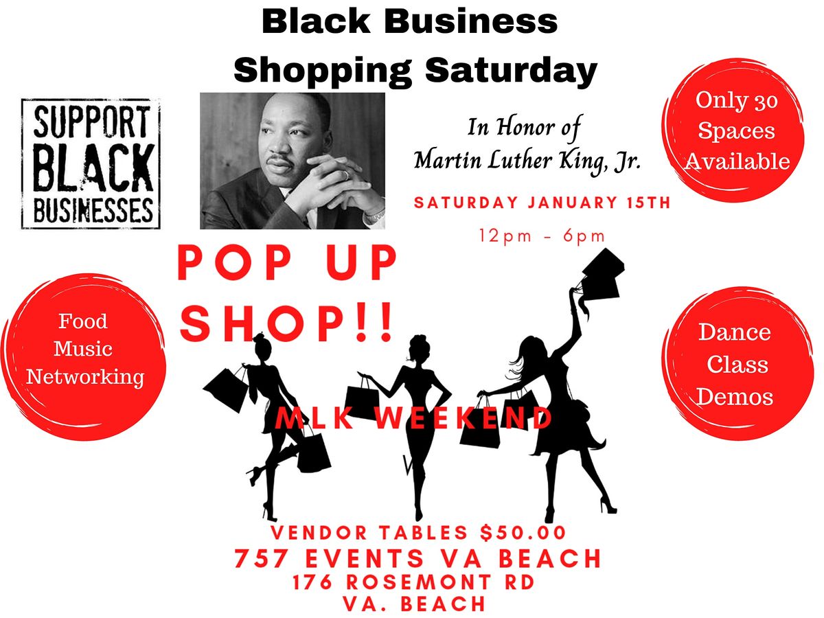 Black Business Shopping Saturday Pop-Up Shop